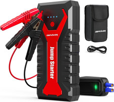 5000A/80.66Wh Portable Car Jump Starter (UP to 8.0L Gas/6.5L Diesel Engines) 12V