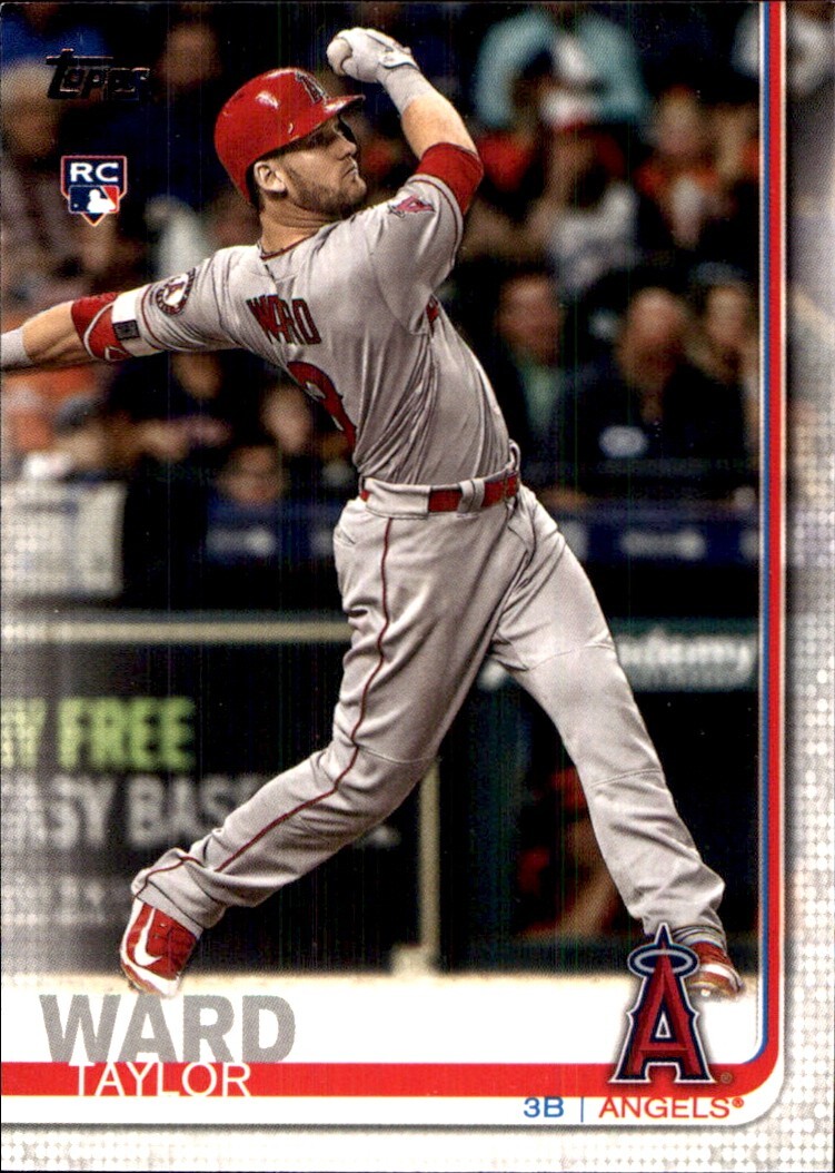2019 Topps #588 Taylor Ward RC CALIFORNIA ANGELS ROOKIE