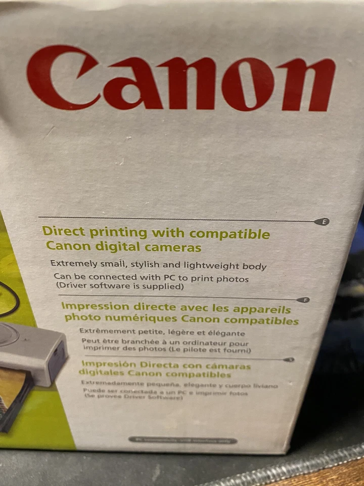 CANNON Card Photo PRINTER  CP200 Direct Printing MINT Portable Travel Box MOBILE - Image 2 of 4