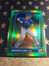 2021 Donruss Optic Anderson Tejada RC GREEN PRIZM Texas Rookie