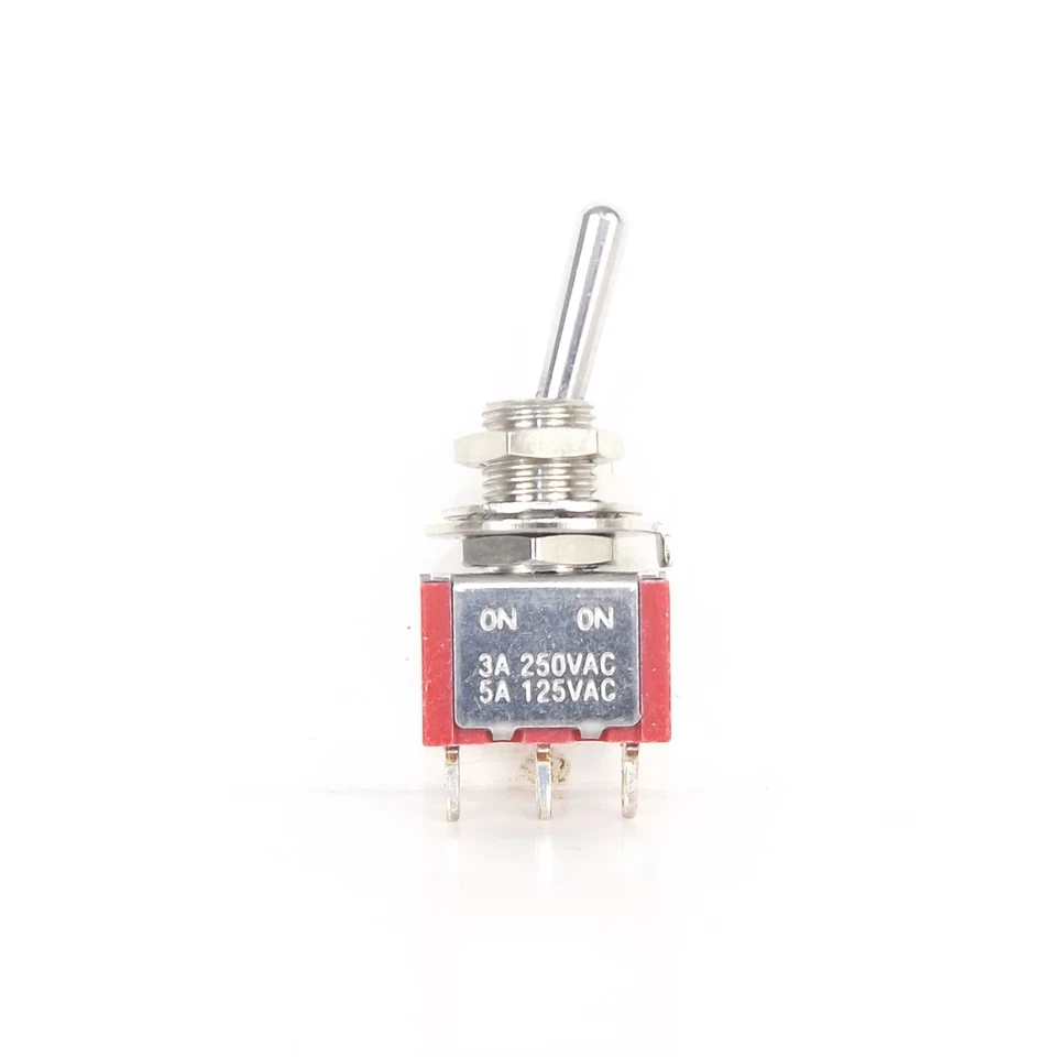 JPR ELECTRONICS Miniature Toggle Switch Single Pole Double Throw Switch (On-On)