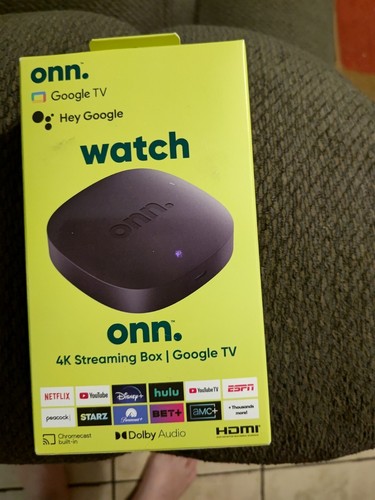 ONN 2023 Google Tv UHD Streaming Device 4K Resolution Tv Streaming Wi Fi