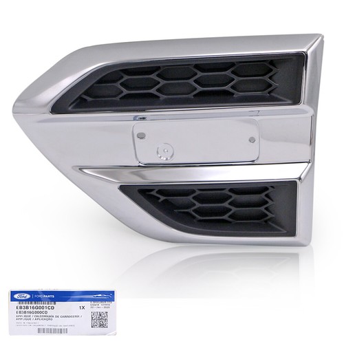 Fits Ford Ranger MC XLT 2.2 3.2 2015 19 20 Lh Chrome Side Vent Air Flow Trim - Picture 4 of 8