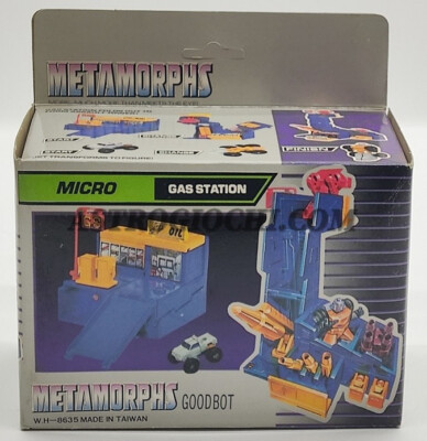 TRANSFORMERS MICROMASTERS METAMORPHOS GREASEPIT KO VINTAGE '80 NEW IN BOX MINT