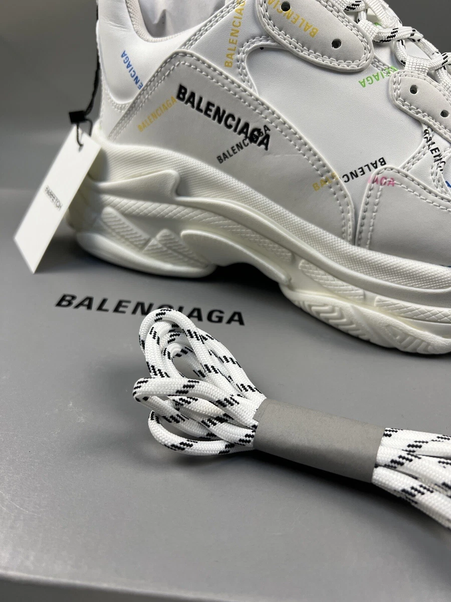 Balen triple s white sale
