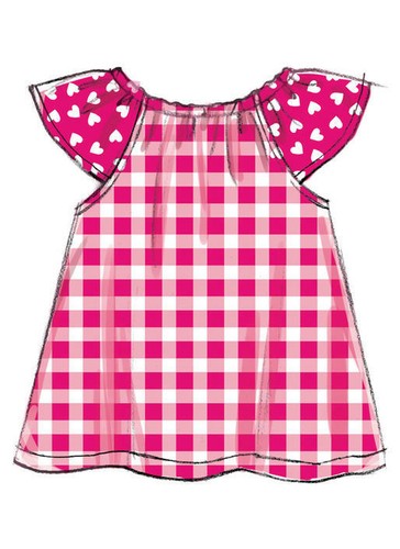 Butterick Sewing pattern 6549 Babies Toddlers NB-XL Easy Romper Dress & Panties - Picture 8 of 13