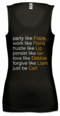 Act Like Gallagher Damen Tank Top Ian Lip Ian Frank Fiona Carl Shameless Fun