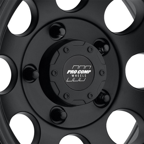 15x10 -47 Pro Comp PA69 Vintage 5x5.5 Flat Black Wheels (Set of 4) - Picture 2 of 3