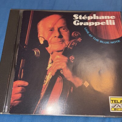 Stephane Grappelli Live At The Blue Note Jazz Violin Cd John Pizzarelli Burr