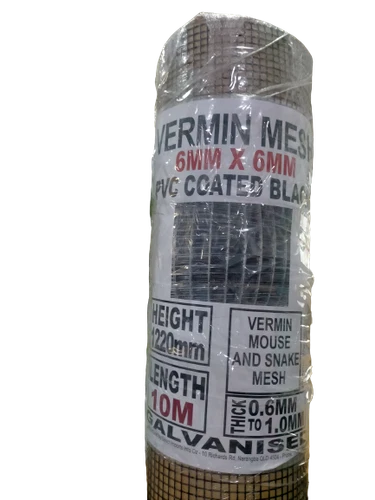 Vermin Birds Snake Mesh Black Gal Wire Mesh 990h 1220h 6x6x 1mm 5-25mRoll Mouse - Picture 20 of 26