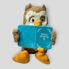 Cuddle Barn Bible Reading Time Mother Owl 10 in Animated Plush Biblical Story