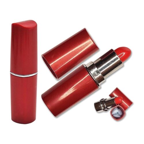 Stash Container Imitation Lipstick for Travel Hidden-Wallet Compartment Home Use - Imagen 4 de 7