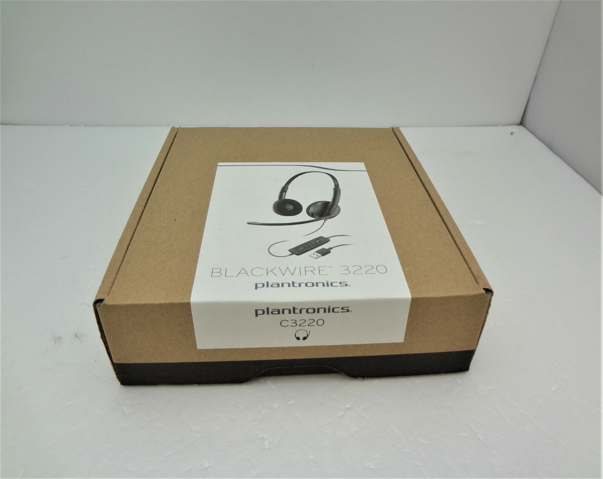 Plantronics Blackwire C3220 USB-A Binaural UC Headset 209745-22 | eBay