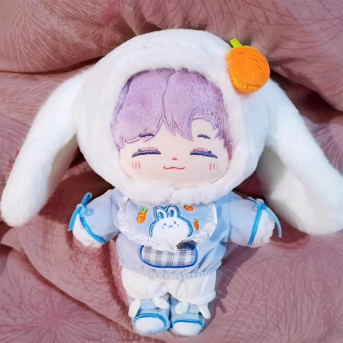 20cm Cotton Doll kpop Idol Plush Dolls Clothes Plushies Toy Accessories Glasses - Picture 14 of 15