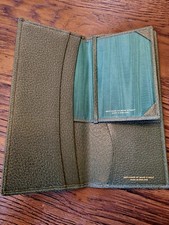 LUXURY - Woman Leather Wallet - Racing Green - Smythson Of Bond St - RRP £300