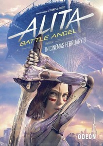 Alita Battle Angel Film Glossy Poster 12"x16" Official 