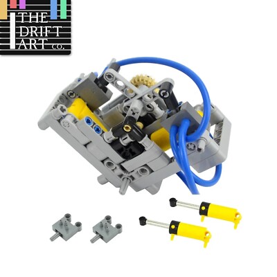 MOC Custom Technic V2 Pneumatic Engine 47225 for Lego Building Blocks Sets 