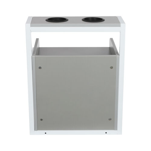 Gabinete de almacenamiento de salón de montaje en pared con 2 cajones peluquero belleza estilo gabinete de pared - Imagen 8 de 15