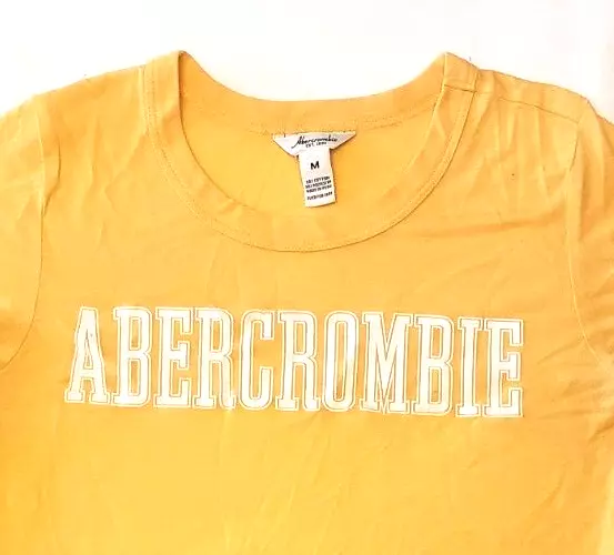 abercrombie yellow shirt
