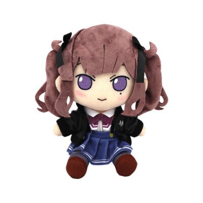 Natsuki Karin Osuwari Nuigurumi Plush Doll & Can Badge Pin AHS