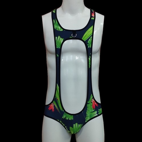 Jual Mens Sexy Mesh Bodysuit Jockstrap Bodywear Underwear Wrestling Singlet Leotard Jumpsuits Suspender S I.961974065
