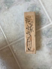 Stampin' Up Wood Stamps Simple Florals stamp Roses 2003
