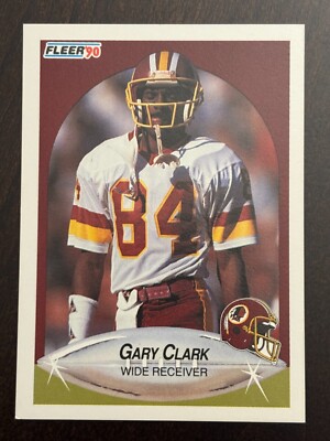 1990 Fleer #154 Gary Clark Washington Redskins