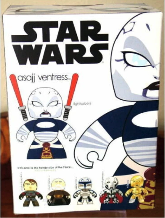 Star Wars ASAJJ VENTRESS - Mighty Muggs - ¡NUEVO EN CAJA! 2 sables de luz nuevos en caja Foto 3 de 3