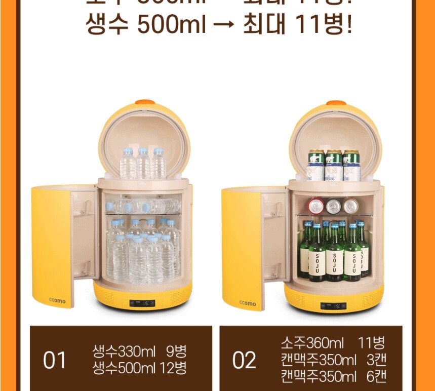 1ea Line Friends mini refrigerator cosmetic storage sterilization 31L