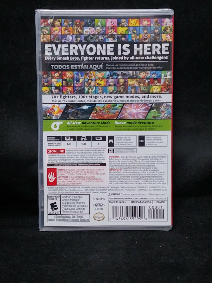 Super Smash Bros Ultimate (Nintendo Switch) BRAND NEW