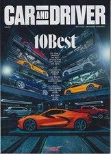 Car and Driver January 2021 10 Best - The Year's Smartest and Most Entertaining