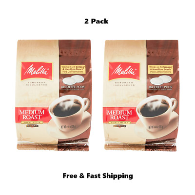 Melitta Medium Roast CoffeePod for Senseo&Hamilton Beach Pod Brewers 18ct 2 Pack