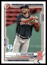 C.J. Chatham 2021 Bowman 1st Edition #BFE-113 Boston Red Sox