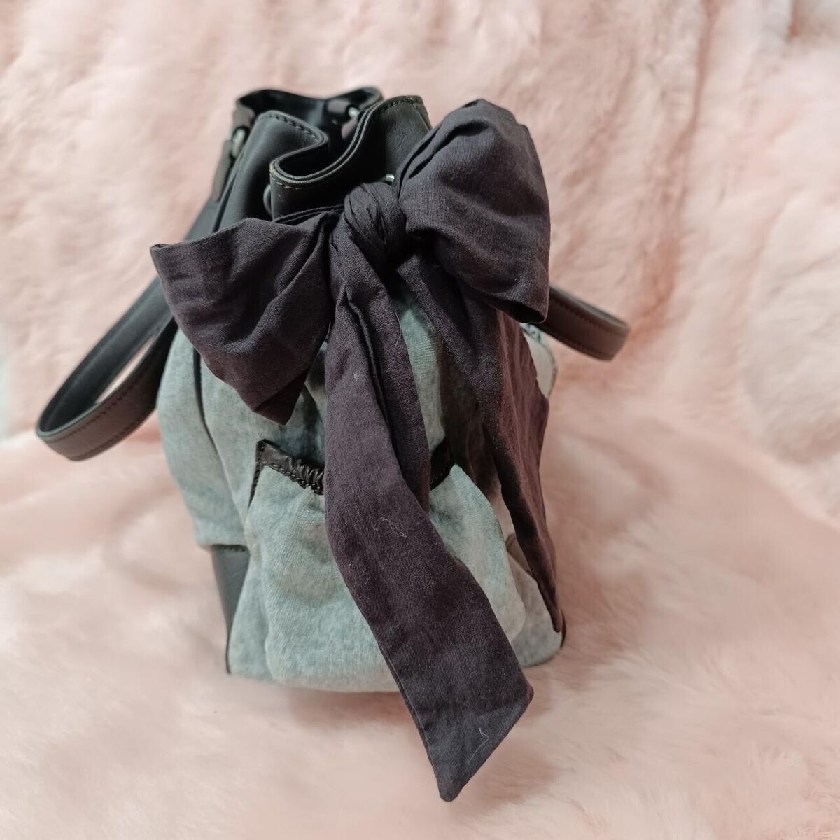 Juicy Couture Daydreamer Scottie Dog Tote Bag Purse Gray Juicy Couture Daydreamer Scottie Dog Tote Bag Purse Gray