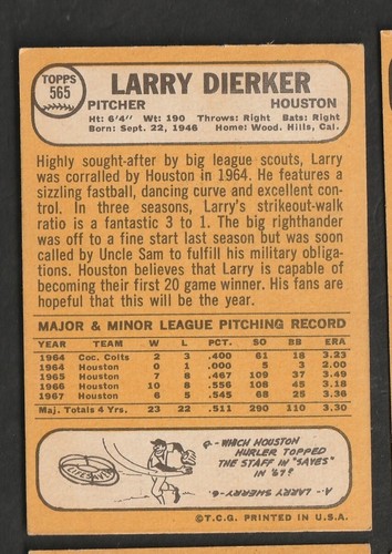 1968 Topps Baseball Cards Scegli una carta a scelta 295-660 EX X-MT 1/25 Set Break - Foto 440 di 490