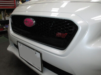 Subaru WRX STI/S4 Front Custom Pink Ornament Emblem VAB.VAG