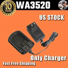 2.0Ah Battery Charger Cordless for Worx WA3520 WA3525 WA3575 20V Lithium Battery