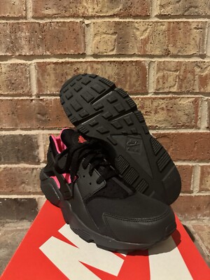 VNDS 11 Nike Air Huarache Run Blink Solar Red Black Pink Shoes 318429-055 Men