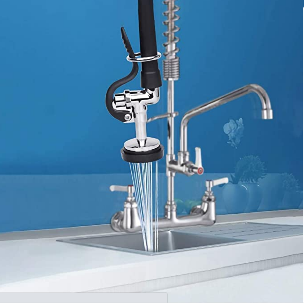 PreRinse Faucet with 95cm Flexible Hose for Commercial Kitchen Sink