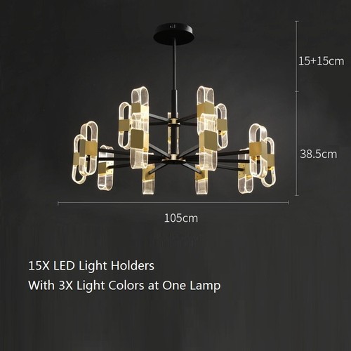 LED Pendant Lights Bar Lamp Kitchen Shop Ceiling Light Hotel Chandelier Lighting - Picture 2 of 8