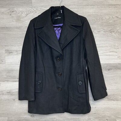 Wool Blend Calvin Klein Womens Long Winter Coats Womens Calvin