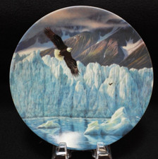 W. S. George 1991 Icy Majesty by Hayden Lambson Porcelain Collector Plate Alaska