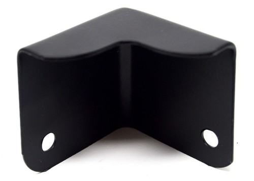 8 Pcs Metal Cabinet Corner Black DJ Enclosure Speaker Box HA-48BK 1.5" x 1.5" - Picture 3 of 4