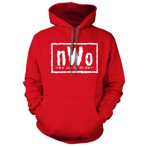 Sudadera con capucha pulóver negra nWo New World Order para hombre - Imagen 5 de 16