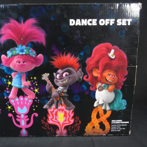 Dreamworks TROLLS World Tour Dance Off Plush Set 5 Pc EXCLUSIVE Character Set - Bild 13 von 19