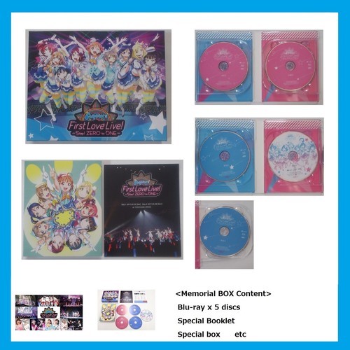 USED Love Live Sunshine Aqours First Live Step ZERO to ONE Blu-ray Memorial BOX - Bild 1 von 8