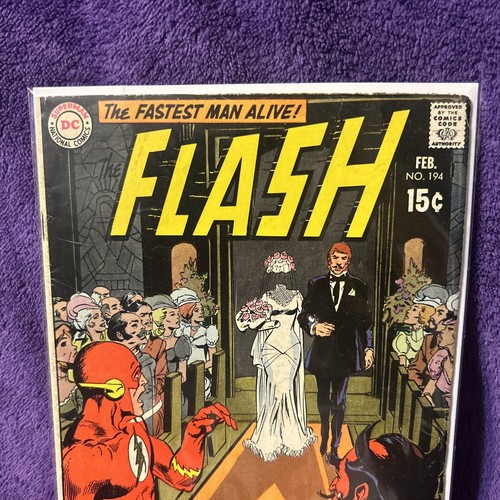 Flash #194 The Owl Gang Ross Andru Art 1970 - Picture 2 of 8