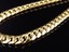 thumbnail 2 - Mens Hip Hop Yellow Gold Stainless Steel Miami Cuban Link Chain Necklace 30"