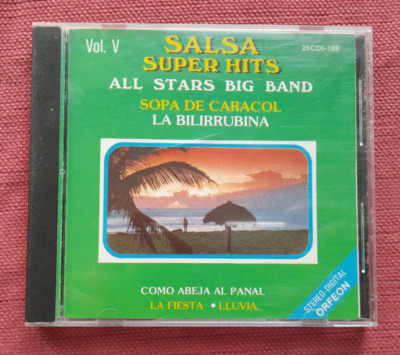 1991, Salsa Super Hits, All Stars Big Band, Vol. V, Sopa de Caracol, La Bili....