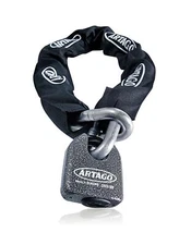 Artago 68T150 Maximum Security Motorcycle Chain Lock, Sold Secure Gold Approv...